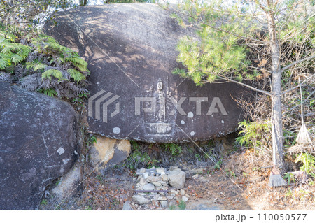 鬼ノ城の岩切観音(鬼城山) 鬼ノ城の岩切観音(鬼城山) 110050577