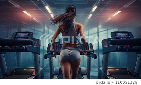 AI-generated content. Legs of sportsman running AI-generated content. Legs of sportsman running 110051328