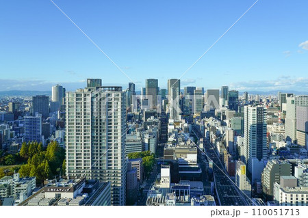 大阪・本町の高層ビルから見た中之島・梅田方面 大阪・本町の高層ビルから見た中之島・梅田方面 110051713