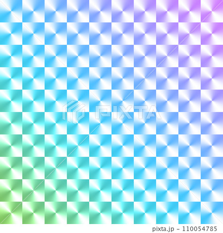 ホログラムシールの背景（レインボーカラー） 110054785