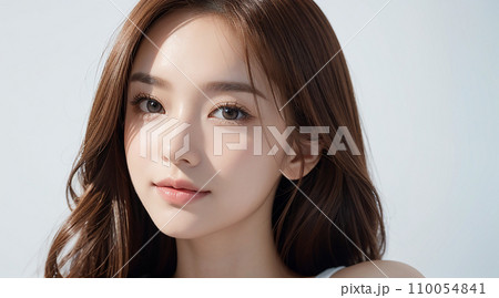 美しい女性　美容　モデル「AI生成画像」 110054841