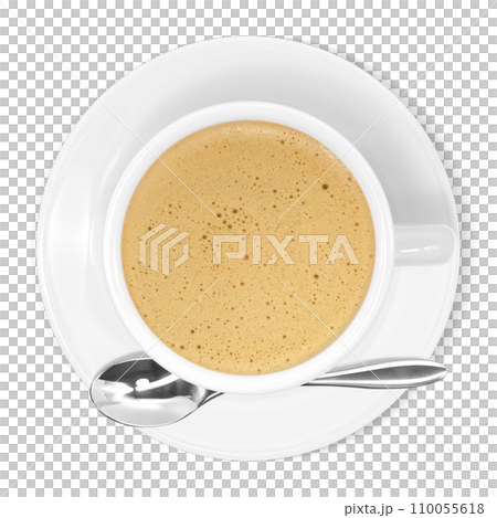 咖啡拿鐵插畫現實 110055618