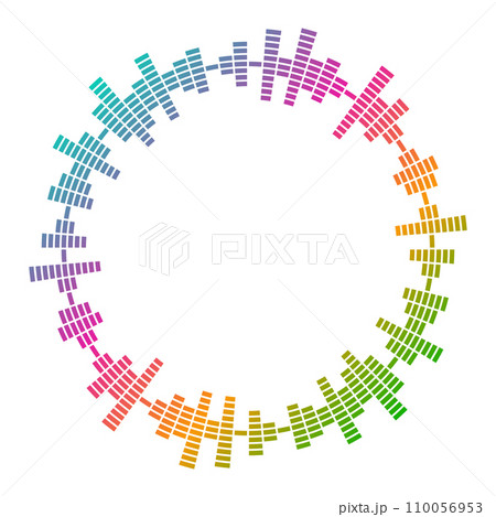 イコライザーの波形の輪 110056953