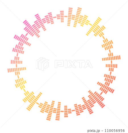 イコライザーの波形の輪 110056956