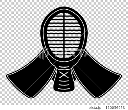 劍道面具剪影 110056958