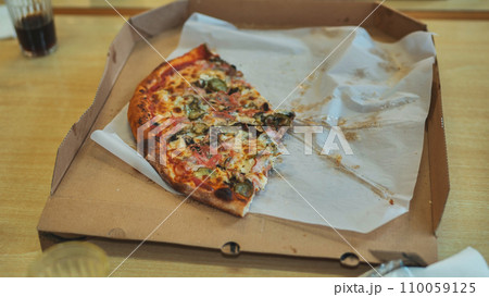 Started pizza on the table at school. Started pizza on the table at school. 110059125