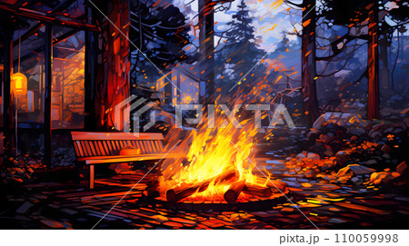 焚火 110059998