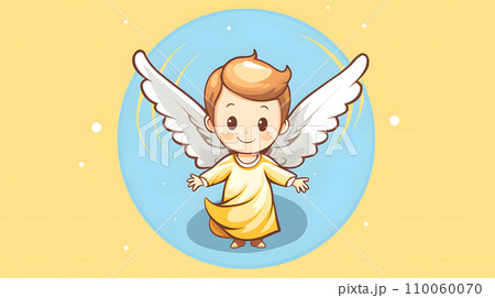 かわいい天使のキャラクター かわいい天使のキャラクター 110060070