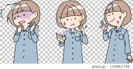 Set for women who take care of acne Set for women who take care of acne 110061748