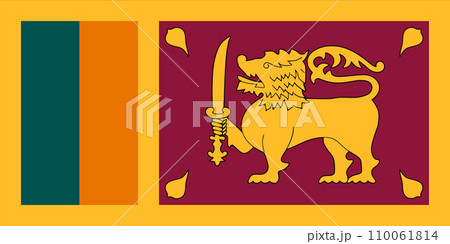 スリランカ国旗 110061814