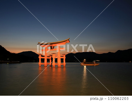 厳島神社鳥居 厳島神社鳥居 110062203