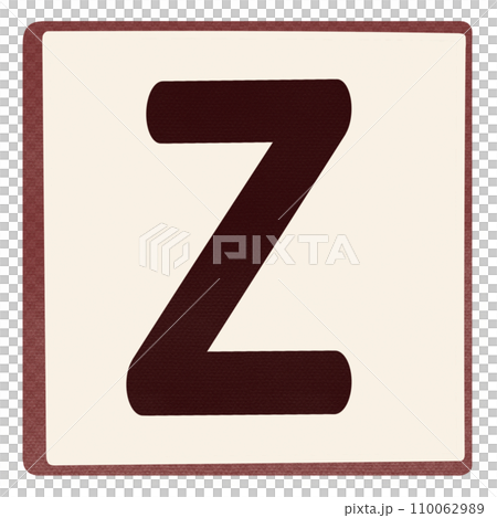 Alphabet letter Z Alphabet letter Z 110062989