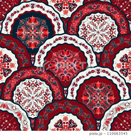 Vector floral decorative art design 4 Vector floral decorative art design 4 110063545
