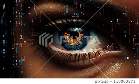 デジタルの世界を監視する目 110063573