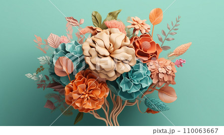 花の形をした脳 花の形をした脳 110063667