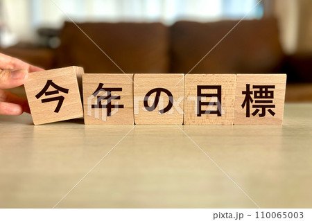 今年の目標を設定する 110065003