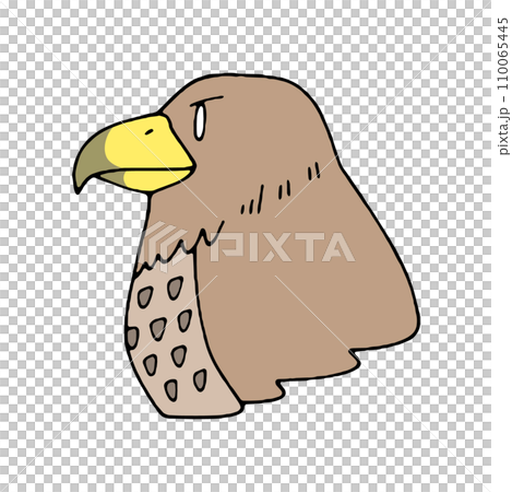simple hawk icon 110065445
