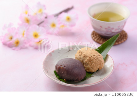 日本を代表する和菓子 おはぎ 110065836
