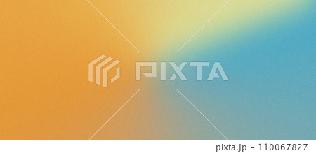 オレンジ色と青色の抽象的なノイズ背景 オレンジ色と青色の抽象的なノイズ背景 110067827
