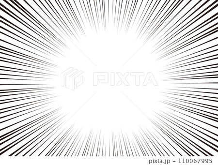 集中線 背景 黒 集中線 背景 黒 110067995