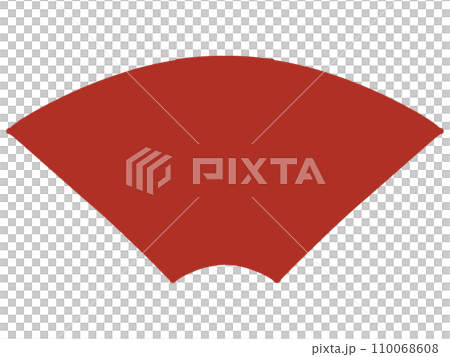 簡單的扇形插畫素材 110068608