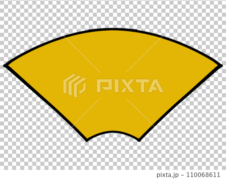 簡單的扇形插畫素材 110068611