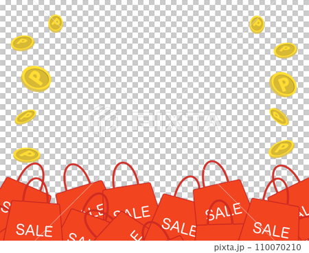 ポイントコイン セール フレーム背景素材 黄 ポイントコイン セール フレーム背景素材 黄 110070210