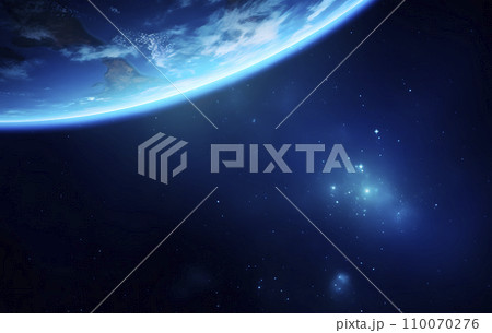 宇宙空間 銀河系の惑星 宇宙空間 銀河系の惑星 110070276