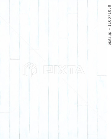 明るく淡いペールブルーのダメージ加工した縦張りの板壁の縦長の背景画像 110071039