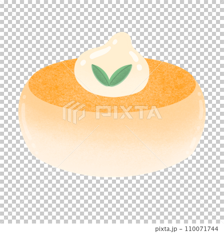 Pancake With Topping Whipped Cream Cartoon illustration Pancake Drawing Fluffy Japanese Pancake Big Pancake 110071744