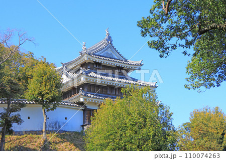 愛知県西尾市、西尾市歴史公園の風景 110074263