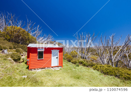 Valentine Hut in Kosciuszko National Park in Australia 110074596
