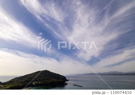 御座白浜海水浴場（ドローンによる空撮） 110074810