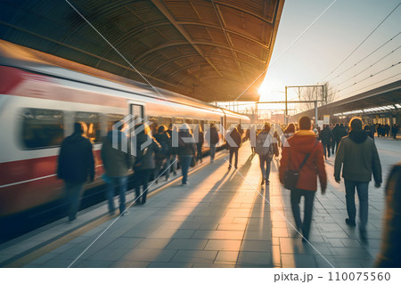 Train station platform 110075560