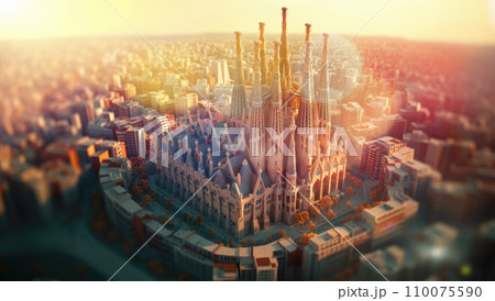 Sagrada Familia in Barcelona, Spain 110075590