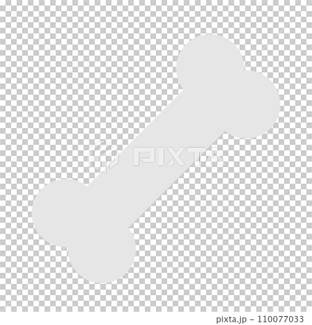ペット、骨を表すカラースタイルのアイコン ペット、骨を表すカラースタイルのアイコン 110077033