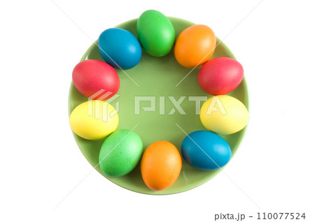 Painted Easter eggs Painted Easter eggs 110077524
