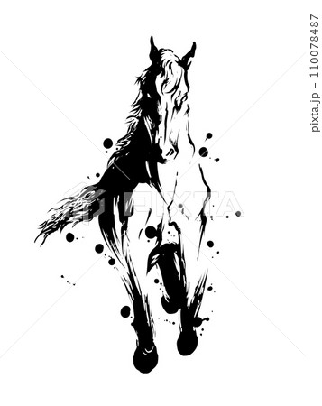 馬のイラスト素材 [110078487] - PIXTA