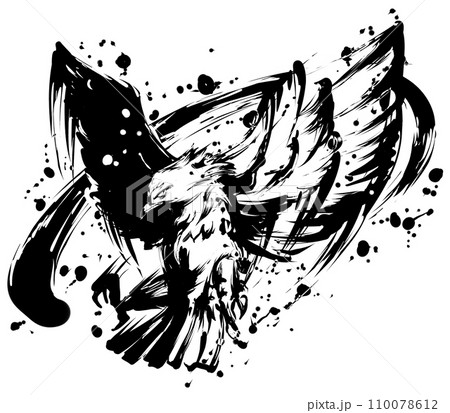 鷲、鷹のイラスト素材 [110078612] - PIXTA