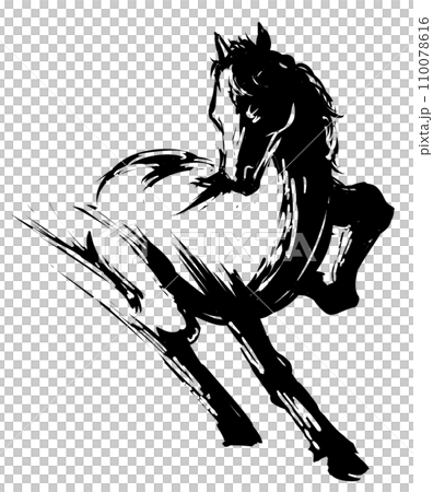 馬のイラスト素材 [110078616] - PIXTA