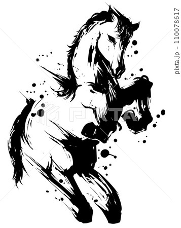 馬のイラスト素材 [110078617] - PIXTA