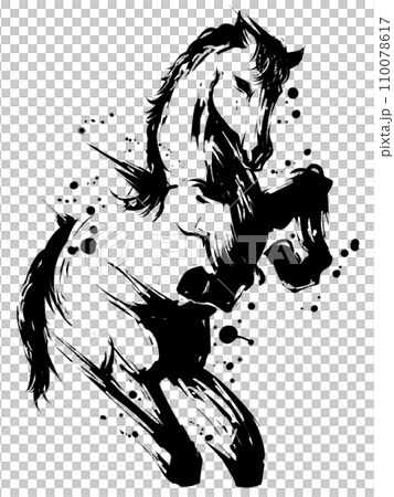 馬のイラスト素材 [110078617] - PIXTA