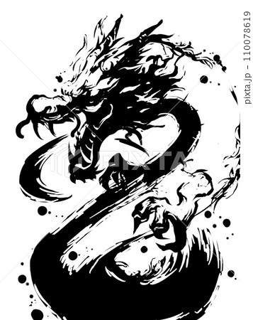 手描きイラスト＊オリジナル【青龍】 青龍