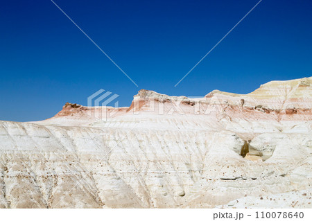 Baysary rock formation view, Mangystau region, Kazakhstan 110078640