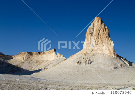 Stunning rock pinnacles in Bozzhira valley view, Kazakhstan Stunning rock pinnacles in Bozzhira valley view, Kazakhstan 110078646