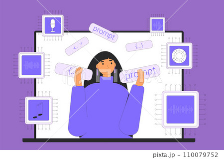 Prompt audio engineer. Artificial general intelligence generate audio content. 110079752