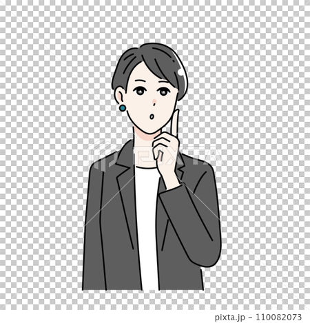 商人思考的插圖 110082073