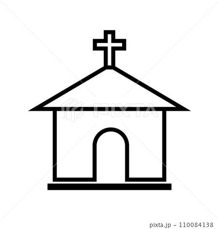 christian church icon 110084138