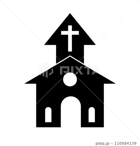 christian church icon 110084139