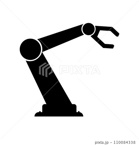 industrial robot icon industrial robot icon 110084338